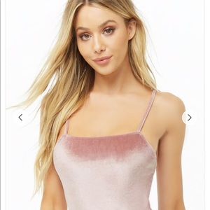 💗VELVET PINK BODYSUIT💗